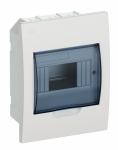 Бокс ЩРВ-П-6мод встр. пласт бел (дв.прозр) IP41 KREPTA IEK (1/20)