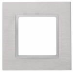 Рамка 1гн металл алюминий/алюминий 14-5201-03 Elegance ЭРА Рамка 1гн металл алюминий/алюминий 14-5201-03 Elegance ЭРА