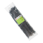 Хомут кабельный (стяжка) 350ммx4.8мм с внутр. зубчатым зацеплением пластик черный макс.d охвата90мм Fortisflex Хомут кабельный (стяжка) 350ммx4.8мм с внутр. зубчатым зацеплением пластик черный макс.d охвата90мм Fortisflex