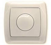 Светорегулятор 600Вт поворотный с/у крем в сборе Carmen Viko (1/10/120)