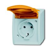 Розетка ABB Ocean 1-мест. в сборе с корпусом с З/К откр. уст-ки16А 220-250В с крышкой IP44 сине-зелён. Розетка ABB Ocean 1-мест. в сборе с корпусом с З/К откр. уст-ки16А 220-250В с крышкой IP44 сине-зелён.
