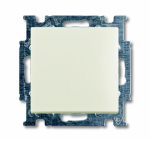 Кнопочный выключатель мех-зм с центр. платой одиночный скрыт. уст-ки 10А 230В пластик белый IP20 ABB basic55