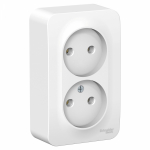 Розетка 2гн без З/К о/у белый монт.пласт. 16А IP20 Blanca Schneider Electric (1/10) Розетка 2гн без З/К о/у белый монт.пласт. 16А IP20 Blanca Schneider Electric (1/10)