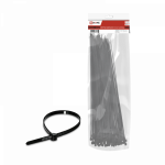 Хомут КСС-А 7,6х500 нейлоновый с УФ защитой черный (100шт./упак.) IN HOME Хомут КСС-А 7,6х500 нейлоновый с УФ защитой черный (100шт./упак.) IN HOME