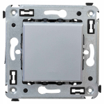 Выключатель 1-клавиш. с подсветкой LED 16А 230В с/у серый глянц. DKC Avanti Выключатель 1-клавиш. с подсветкой LED 16А 230В с/у серый глянц. DKC Avanti