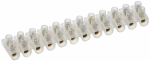 Зажим винтовой ЗВИ-3 1-2,5мм белый (2шт/упак) IEK (1/50/600)