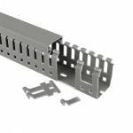 Кабель-канал перфорированный 60x100мм серый с крышкой EKF Кабель-канал перфорированный 60x100мм серый с крышкой EKF