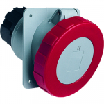 Розетка силовая (CEE) панельная фланцевая 3Р 104x104 220-230 В (50+60 ГЦ) СИНЯЯ 6ч пластик IP67 ABB Розетка силовая (CEE) панельная фланцевая 3Р 104x104 220-230 В (50+60 ГЦ) СИНЯЯ 6ч пластик IP67 ABB