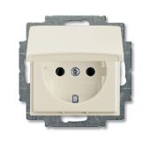Розетка ABB Basic 55 1-мест. в сборе с корпусом с З/К скр. уст-ки16А 220-250В с крышкой IP44 белый Розетка ABB Basic 55 1-мест. в сборе с корпусом с З/К скр. уст-ки16А 220-250В с крышкой IP44 белый