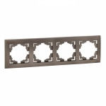 Валенсия Рамка 4-местная графит EKF