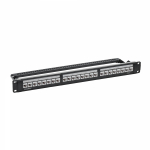 Патч-панель 19",1U,CAT6, 24 модуля RJ45, неэкранированная