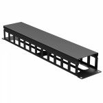 Компонент для крепления проводки и кабельных вводов в распределительном шкафу 483x88x90 металл черный DKC