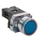 Кнопка BW61 с подстветкой 24В синяя NO EKF PROxima Кнопка BW61 с подстветкой 24В синяя NO EKF PROxima