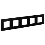 Рамка 5гн металл черный SK-F35Bl SKANDY IEK (1/10/100)