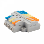 Клемма СМК 3x3 проxодная разветвительная 3 полюса, с монтажной площадкой (1 ввод, 3 вывода на полюс) (50 шт./уп.) REXANT