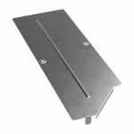 Крышка переходника левого Стандарт INOX (AISI 304) 600х500 Промрукав Крышка переходника левого Стандарт INOX (AISI 304) 600х500 Промрукав