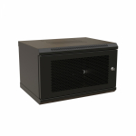 WRline Шкаф настенный 19-дюймовый (19"), 6U, 367x600х450мм, перфорированная металлическая дверь с замком, цвет черный (RAL 9004) (разобранный) WRline Шкаф настенный 19-дюймовый (19"), 6U, 367x600х450мм, перфорированная металлическая дверь с замком, цвет черный (RAL 9004) (разобранный)