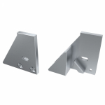 Заглушка для ALM-GLASS-10 с опорой левая с отверстием Заглушка для ALM-GLASS-10 с опорой левая с отверстием