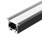 Профиль SL-LINE-3523-F-2500 BLACK (Arlight, Алюминий) Профиль SL-LINE-3523-F-2500 BLACK (Arlight, Алюминий)