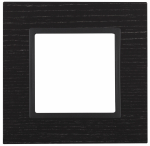 Рамка 1гн дерево черное дерево/антрацит 14-5301-05 Elegance ЭРА