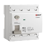 УЗО  4P 80А 100мА тип AC эл-мех 6кА ВД-100N (S) EKF PROXIMA