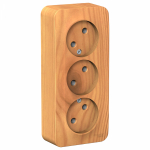 Розетка 3гн без З/К о/у ясень изол.пласт. 16А IP20 Blanca Systeme Electric (1/6) Розетка 3гн без З/К о/у ясень изол.пласт. 16А IP20 Blanca Systeme Electric (1/6)