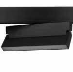 Магнитный трековый светильник 12Вт 3000К 48В заливающий свет черный 22см TRM20-2-22-12W3K-B ЭРА (1/20)