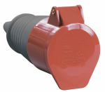 Розетка переносная силовая ССИ-225 3Р+РЕ+N 32А 380В красный IP44 IEK (1/10/60) Розетка переносная силовая ССИ-225 3Р+РЕ+N 32А 380В красный IP44 IEK (1/10/60)