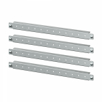 Рейка монтажная 400 металл естественный цвет DKC RAM block