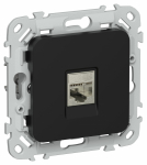 FLITE Роз. комп. RJ45 кат.6 STP РК6-1-1-ФлЧ чер. IEK