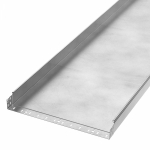 Лоток неперфорированный Профи INOX (AISI 304) 600х80х6000 (2,0 мм) (12 м/уп) Промрукав