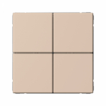 ARTGALLERY 4-клавишный ВЫКЛЮЧАТЕЛЬ СЦЕНАРНЫЙ, сх. 1,  ПЕСОЧНЫЙ