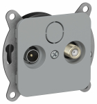 FLITE Роз. 2-я TV+SAT экр. проходная РТВс-2-1-2-ФлС сер. IEK