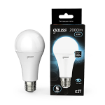 Лампа светодиод 22Вт груша А70 Е27 4100К 2000Лм матовая Gauss Black (1/10/50) Лампа светодиод 22Вт груша А70 Е27 4100К 2000Лм матовая Gauss Black (1/10/50)