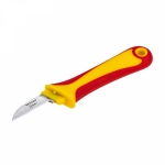 Нож монтажника нержавеющая сталь прямое лезвие 55мм Rexant (1/1/72)