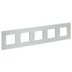 Рамка 5гн металл серебряный SK-F35S SKANDY IEK (1/10/100)