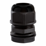 Резьбовой кабельный ввод с метрической резьбой 13-18мм пластик черный IP68 КЭАЗ