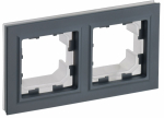 Рамка 2гн графит IP44 РУ-2-БрГ-44 BRITE IEK (1/10/100)