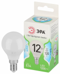 Лампочка светодиодная ЭРА GREEN LINE LED P45-12W-840-E14 GL E14 12 Вт шар яркий белый свет