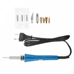 Набор паяльник-выжигатель (6 насадок) 220В/30Вт REXANT (1/1/50)