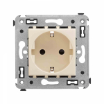 Розетка 1гн с З/К шторки с/у ванильная дымка механизм 16А Avanti ДКС (1/1/10) Розетка 1гн с З/К шторки с/у ванильная дымка механизм 16А Avanti ДКС (1/1/10)