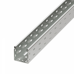 Лоток перфорированный 80х80 L 2000, цинк-ламельный ДКС