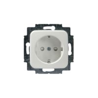 Розетка ABB Jussi 1-мест. моноблок с рамкой с З/К скр. уст-ки16А 220-250В IP21 белый Розетка ABB Jussi 1-мест. моноблок с рамкой с З/К скр. уст-ки16А 220-250В IP21 белый