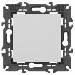 Кнопка ЭРА Elegance 14-1111-01М , 10АХ-250В, белый матовый Кнопка ЭРА Elegance 14-1111-01М , 10АХ-250В, белый матовый