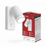 Светильник настенный под лампу GU10 бра с выключателем белый NOTA P1хGU10-NL-WH IN HOME (1/50) Светильник настенный под лампу GU10 бра с выключателем белый NOTA P1хGU10-NL-WH IN HOME (1/50)