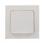 Выключатель 1кл с/у белый в сборе автомат.клеммы Стокгольм PROxima EKF  (1/10/100)