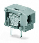 Клемма печатной платы 1 уровень, 1 соединитель, 630В 24А 6кВ сечение1.5мм² олово крепл. проводника, штепсельный зажим (конусный) IP20 Wago