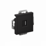 Розетка 1гн HDMI с/у карбон механизм AtlasDesign Systeme Electric (1)