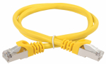 ITK Коммутационный шнур кат. 6 FTP PVC 2м желтый ITK Коммутационный шнур кат. 6 FTP PVC 2м желтый
