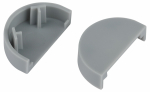 Заглушка ЭРА EC-KK-20-12-F для полукруглого кабель-канала серая 20х12мм 2шт/комплект Заглушка ЭРА EC-KK-20-12-F для полукруглого кабель-канала серая 20х12мм 2шт/комплект
